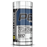 P6 PM - Apoyo de testosterona durante la noche - Cellucor  - La testosterona es una hormona esencial en el cuerpo que se relaciona directamente con la fuerza, los msculos y la virilidad.