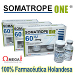 Somatrope ONE - Pack 240 UI Hormona Holandesa Somatropina 20 mg. - Pack de Hormona de Crecimiento 100% Farmacutica. 