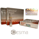 Winstrol Depot Desma - Caja con 3 Ampollas 1ml/50mg - Poderoso anablico-esteroide para rayarse o aumento de musculo